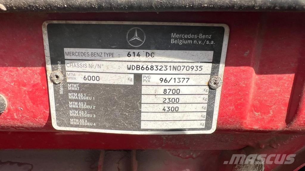 Mercedes-Benz Vario 614 (BELGIAN TRUCK / CAMION BELGE / LAMES / Camiones plataforma