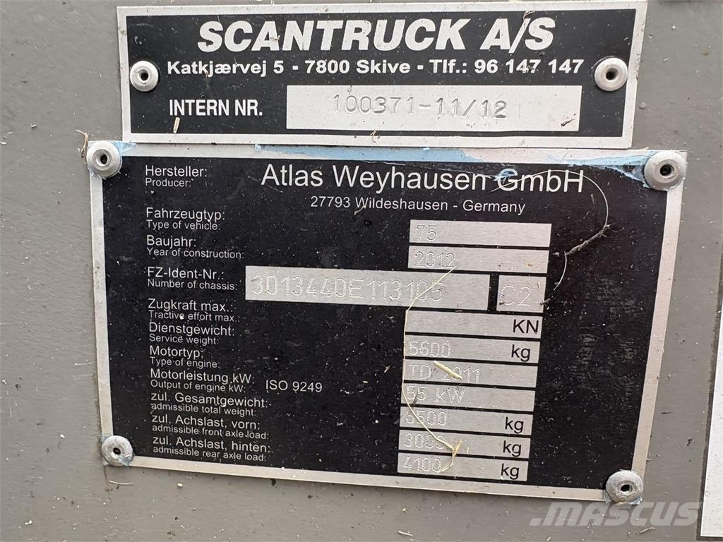 Weycor AR75 HS Agri لوادر متعددة الأغراض