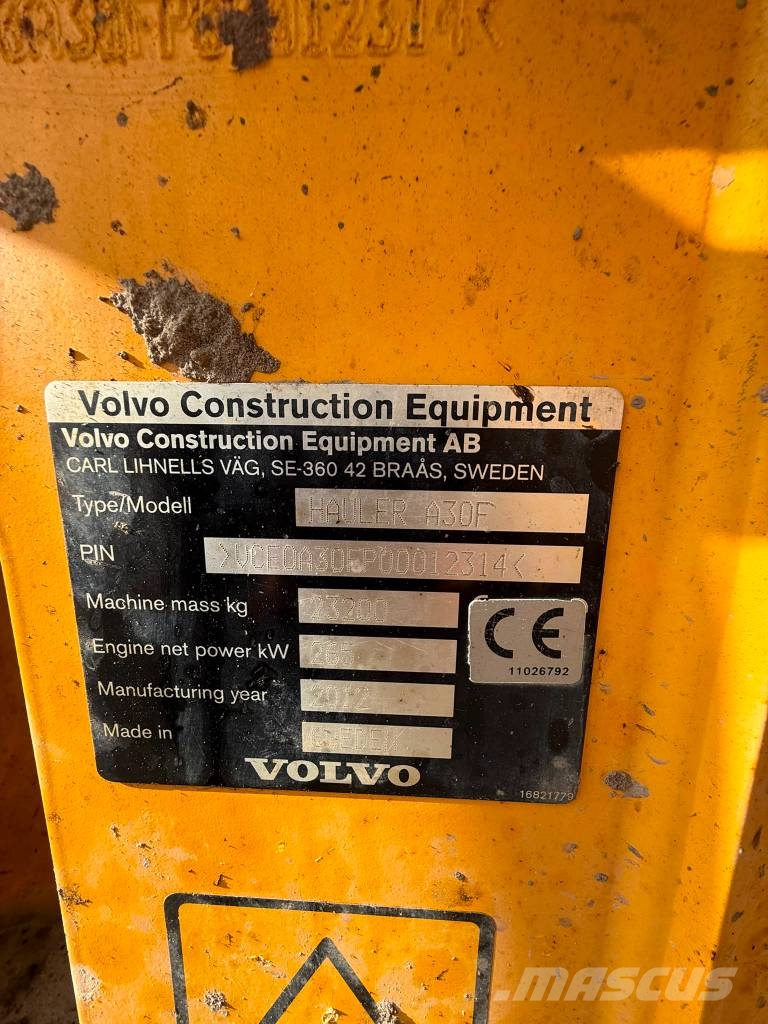 Volvo A 30 F Camiones articulados