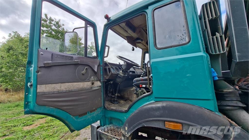 Iveco MAGIRUS 170-23 4X4 + HR PALFINGER PK 8000 A شاحنات قلابة