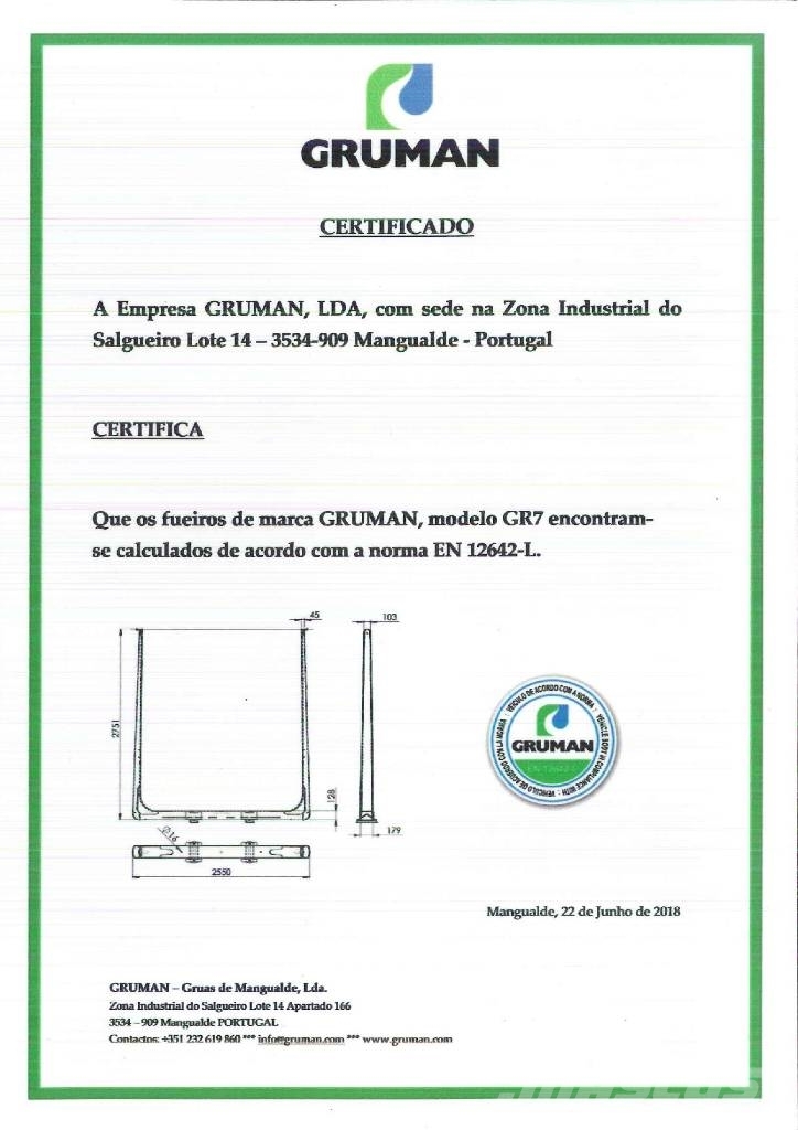 GRUMAN GR7 Outros componentes