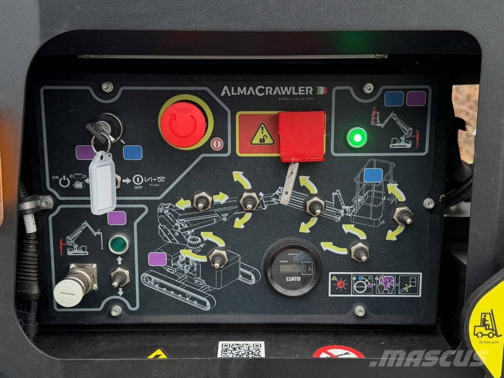 Almacrawler JIBBI 1250 EVO Plataformas con brazo de elevación telescópico