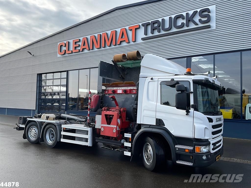 Scania P 280 6x2 Euro 6 VDL Translift zijlader Just 159.3 Camiões de lixo
