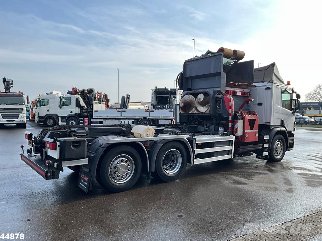 Scania P 280 6x2 Euro 6 VDL Translift zijlader Just 159.3 Camiões de lixo