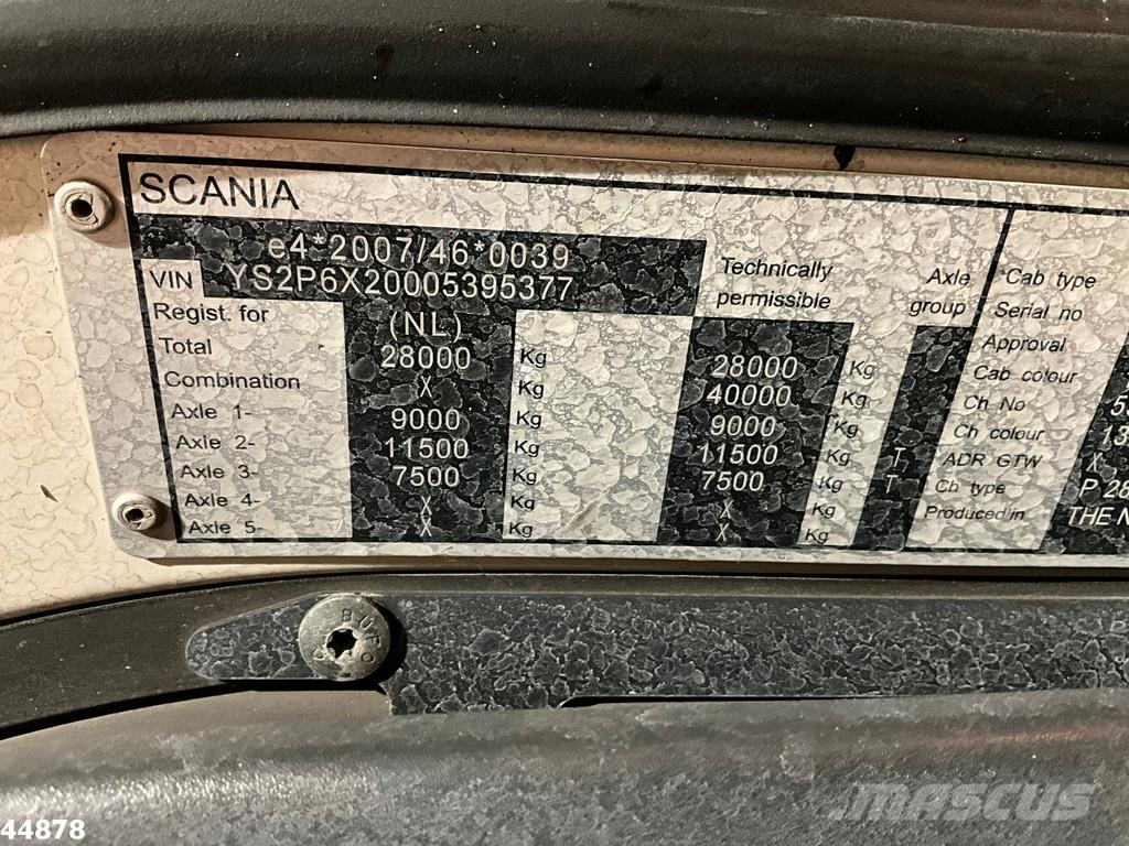 Scania P 280 6x2 Euro 6 VDL Translift zijlader Just 159.3 Camiões de lixo
