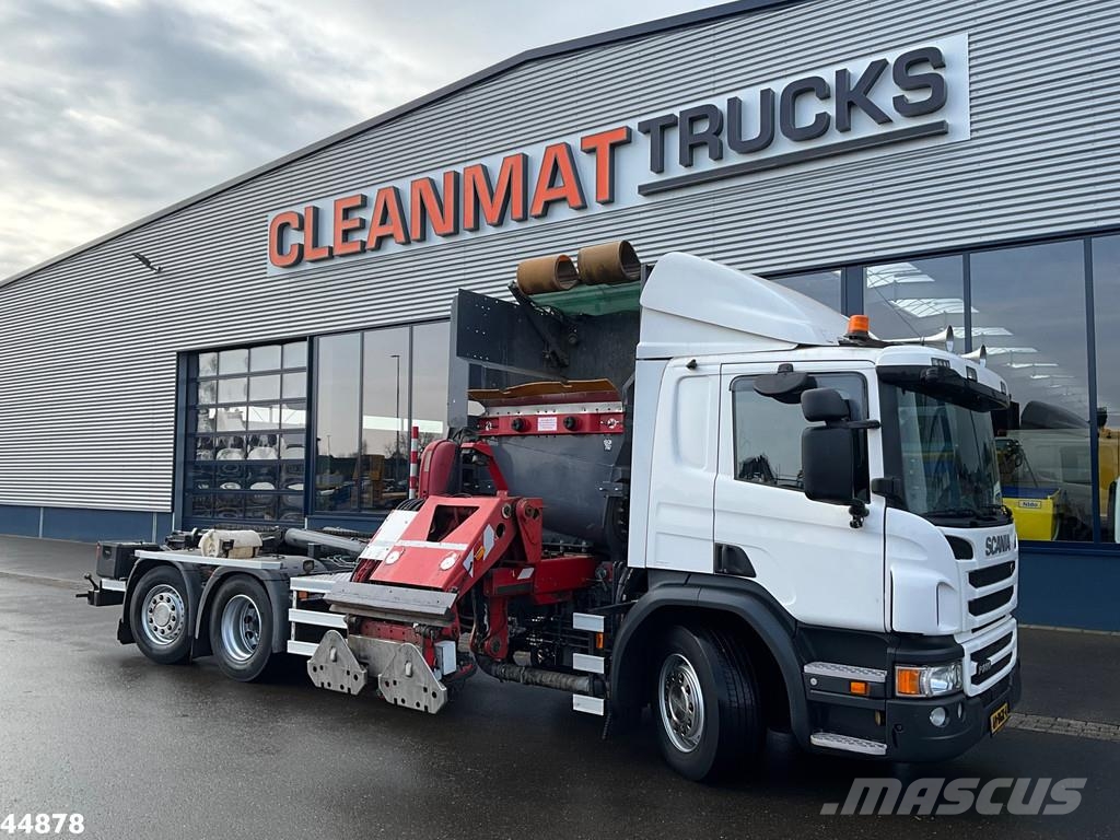 Scania P 280 6x2 Euro 6 VDL Translift zijlader Just 159.3 Camiões de lixo