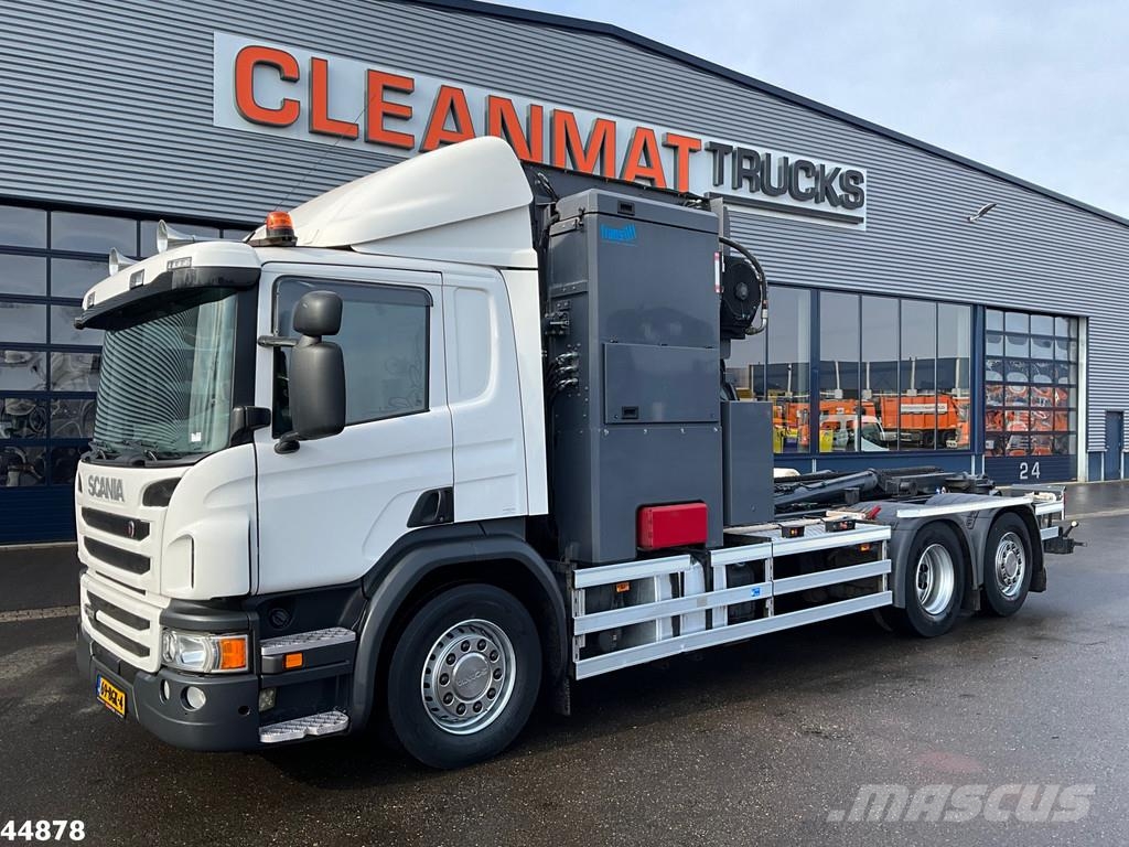 Scania P 280 6x2 Euro 6 VDL Translift zijlader Just 159.3 Camiões de lixo