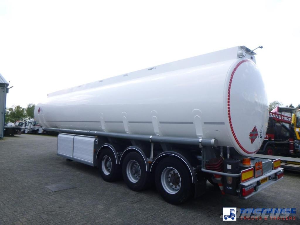 LAG Fuel tank alu 50.5 m3 / 5 comp + pump/counter Tankopleggers