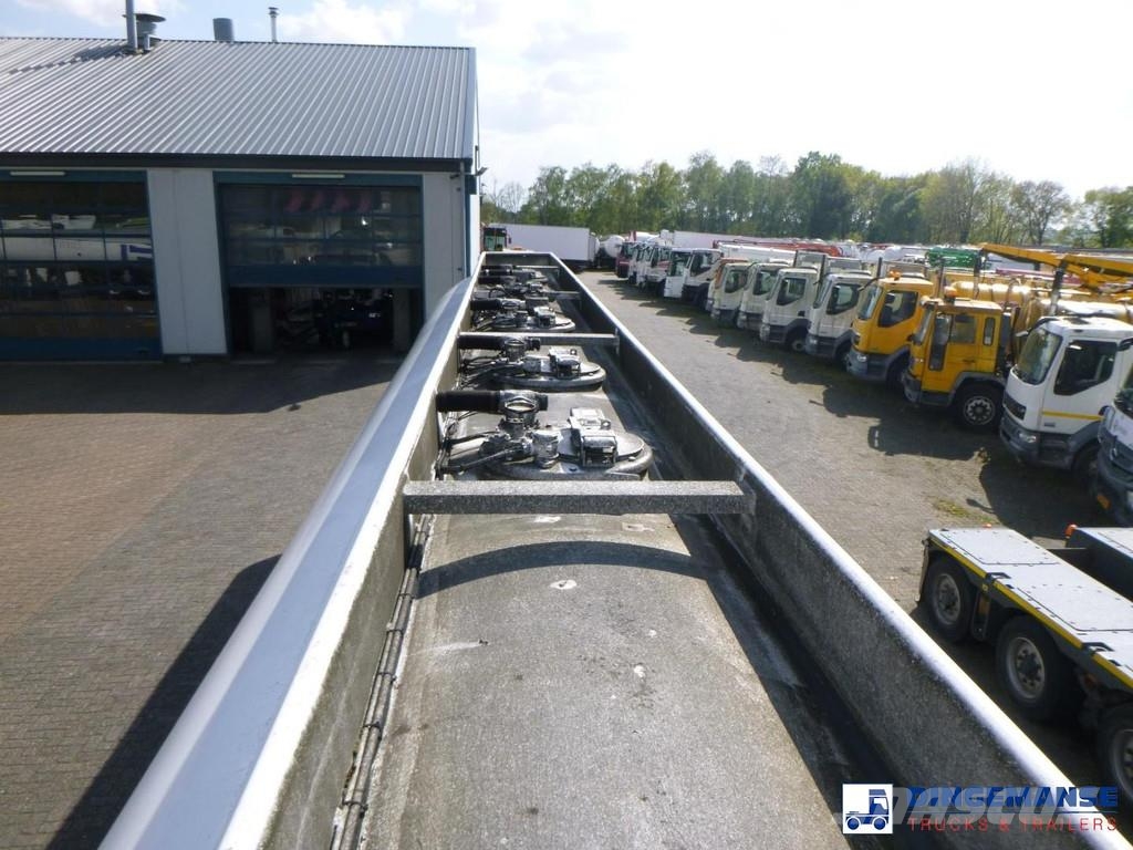 LAG Fuel tank alu 50.5 m3 / 5 comp + pump/counter Tankopleggers