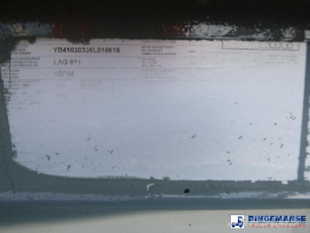LAG Fuel tank alu 50.5 m3 / 5 comp + pump/counter Tankopleggers