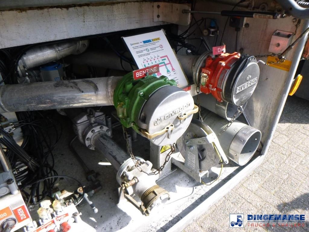 LAG Fuel tank alu 50.5 m3 / 5 comp + pump/counter Tankopleggers