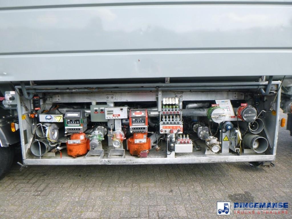 LAG Fuel tank alu 50.5 m3 / 5 comp + pump/counter Tankopleggers