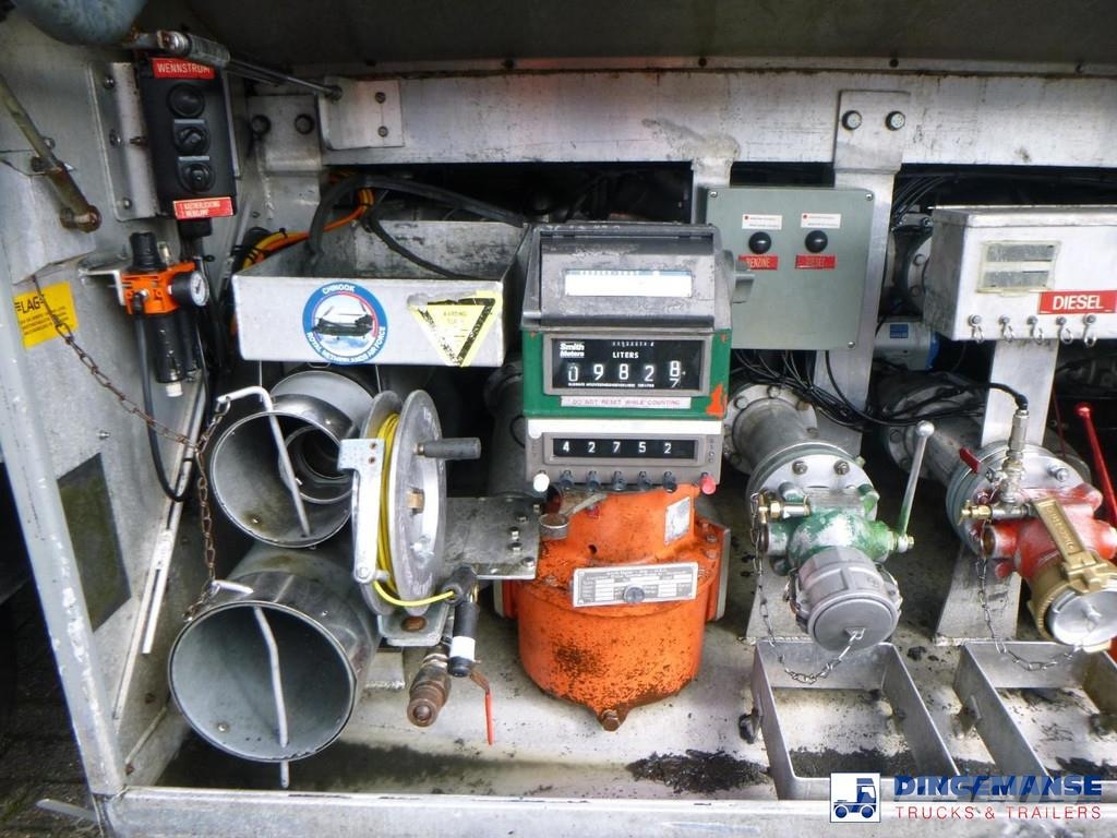 LAG Fuel tank alu 50.5 m3 / 5 comp + pump/counter Tankopleggers