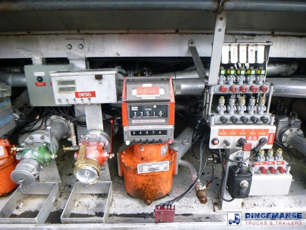 LAG Fuel tank alu 50.5 m3 / 5 comp + pump/counter Tankopleggers