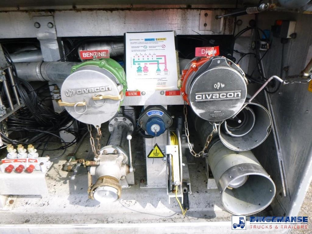 LAG Fuel tank alu 50.5 m3 / 5 comp + pump/counter Tankopleggers