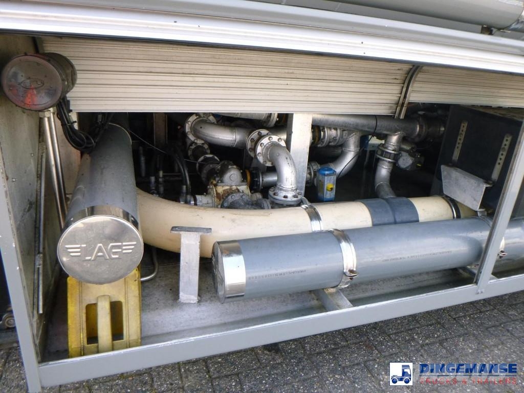 LAG Fuel tank alu 50.5 m3 / 5 comp + pump/counter Tankopleggers