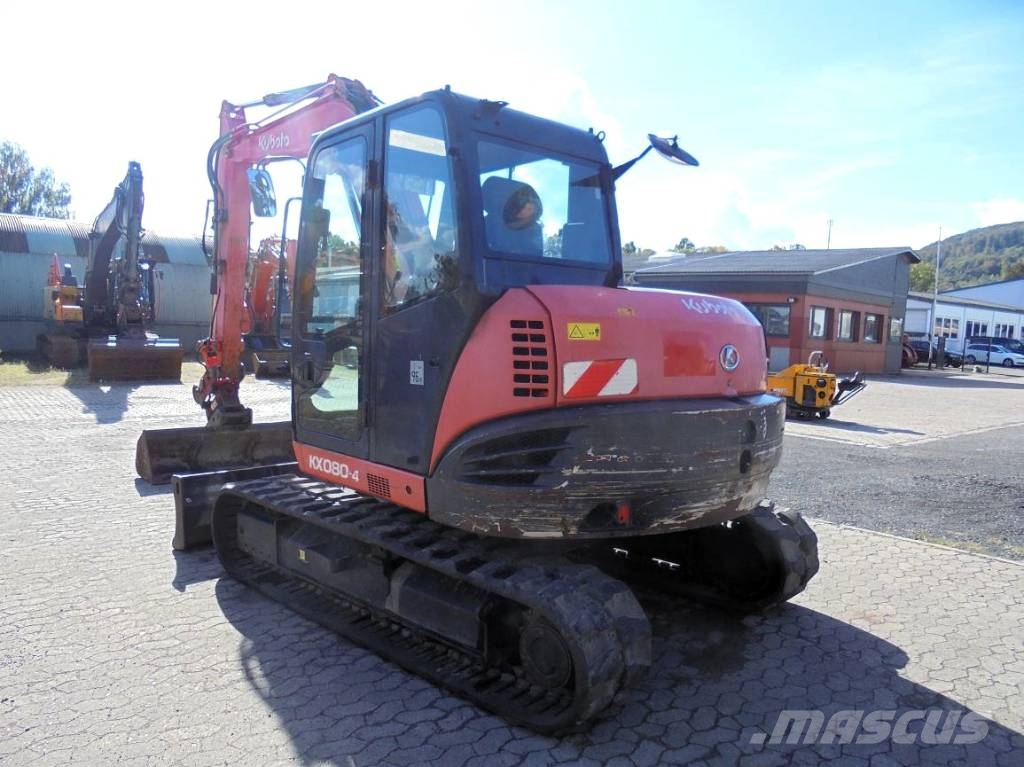 Kubota KX 080-4 Midibagger  7t - 12t