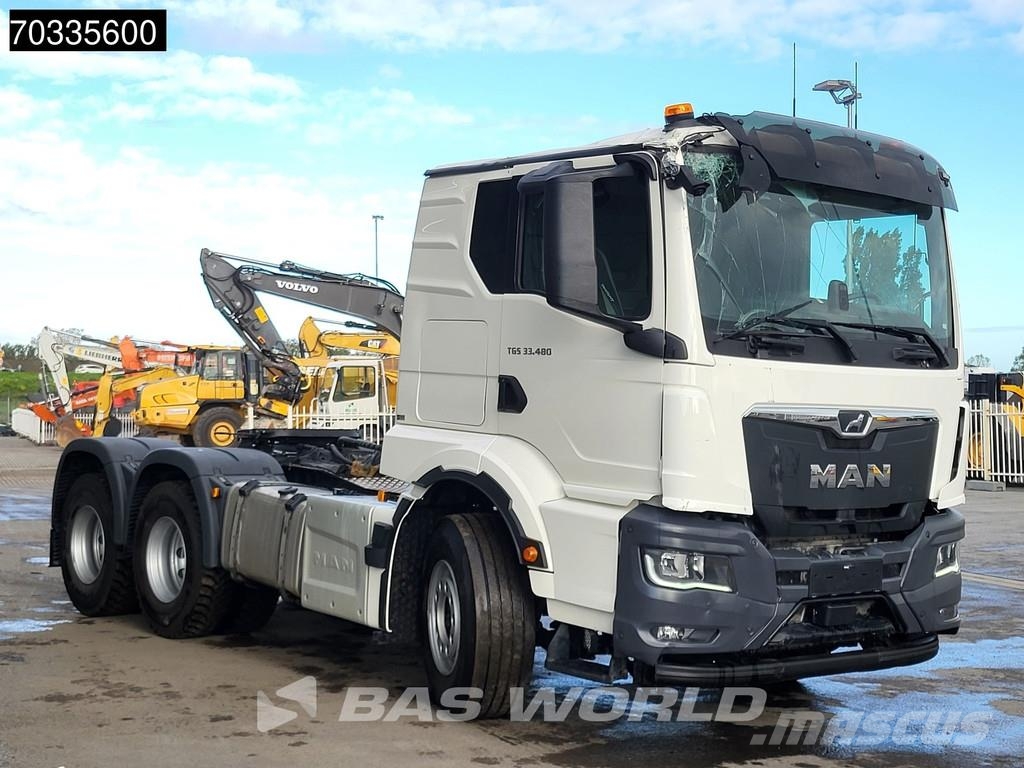 MAN TGS 33.480 6X4 Cabin Damage! TN Retarder Hydraulic Vlačilci