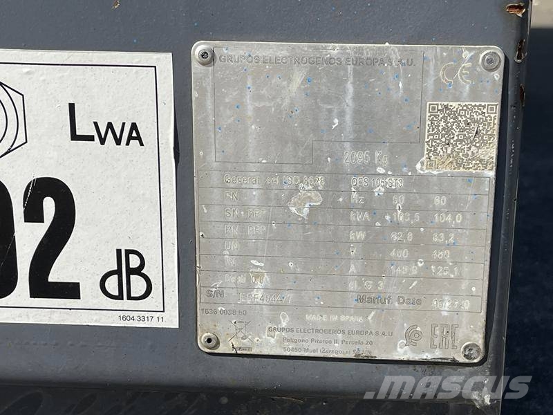 Atlas Copco QES 105 Diesel generatoren