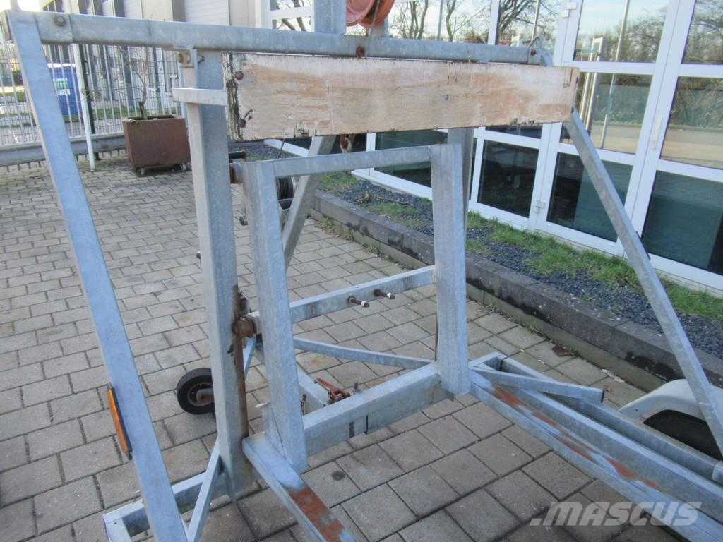  DIXI 1-asser Mobiel toilet aanhanger met Lier Скелетни