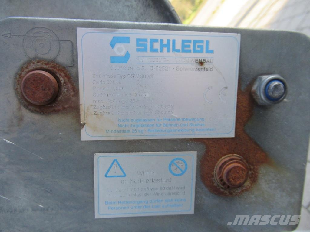  DIXI 1-asser Mobiel toilet aanhanger met Lier Скелетни