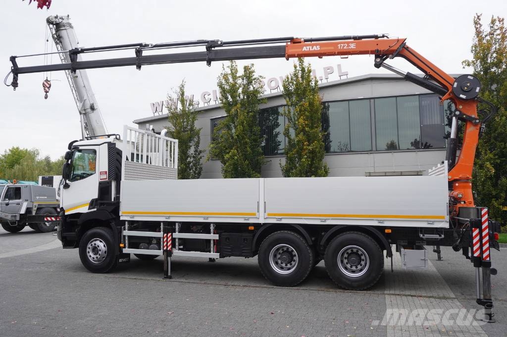 Renault C380 Comfort 6x4 / Atlas 172.3E crane / Range 12.3 Автомобильные краны