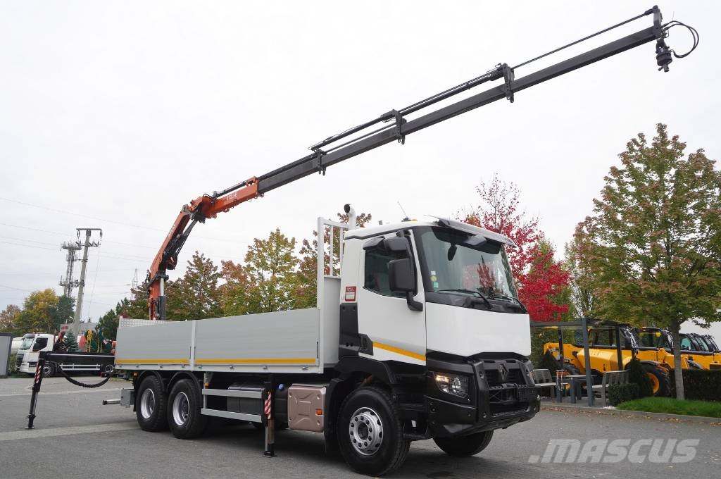 Renault C380 Comfort 6x4 / Atlas 172.3E crane / Range 12.3 Автомобильные краны