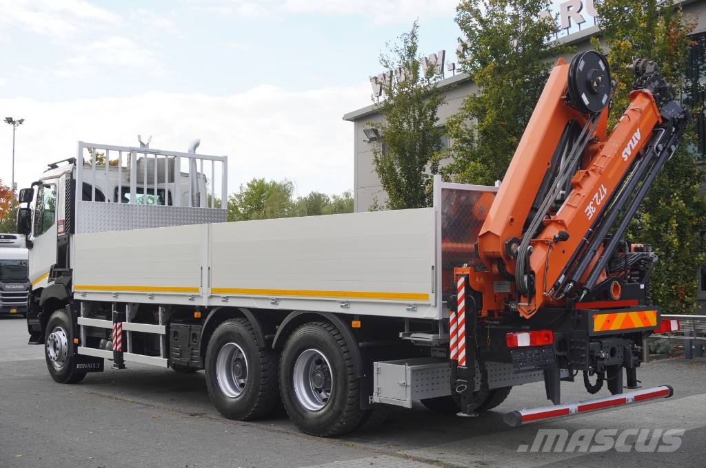Renault C380 Comfort 6x4 / Atlas 172.3E crane / Range 12.3 Автомобильные краны