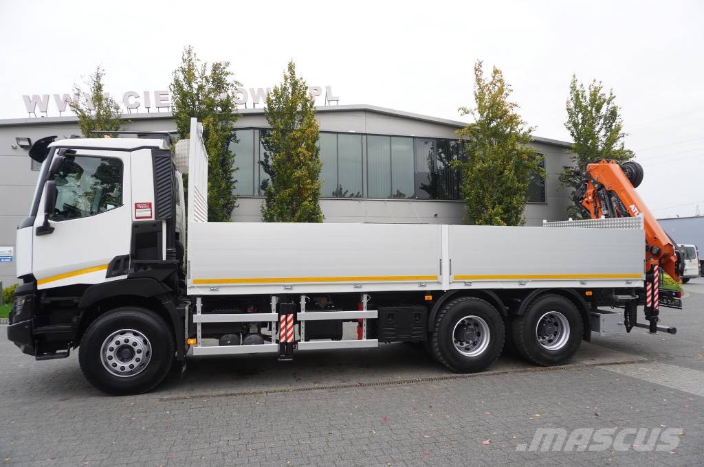 Renault C380 Comfort 6x4 / Atlas 172.3E crane / Range 12.3 Автомобильные краны