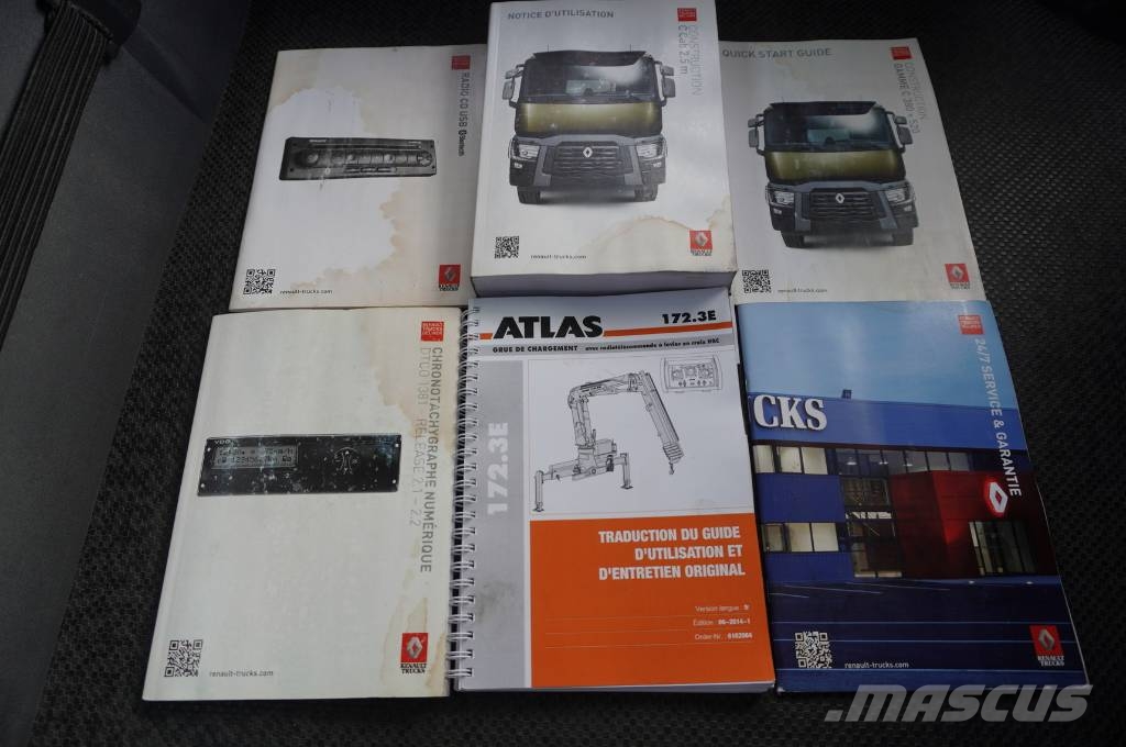 Renault C380 Comfort 6x4 / Atlas 172.3E crane / Range 12.3 Автомобильные краны