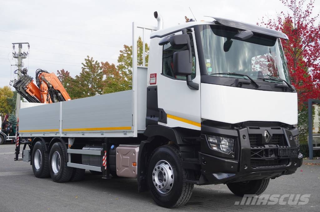 Renault C380 Comfort 6x4 / Atlas 172.3E crane / Range 12.3 Автомобильные краны