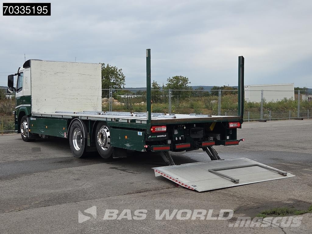 Volvo FM 460 6X2 700cm platform Lift+steering axle Retar شاحنات مسطحة/مفصلية الجوانب