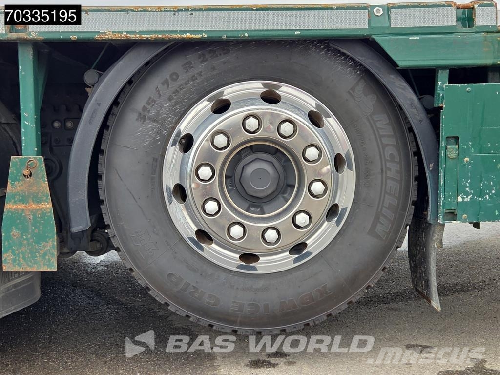 Volvo FM 460 6X2 700cm platform Lift+steering axle Retar شاحنات مسطحة/مفصلية الجوانب