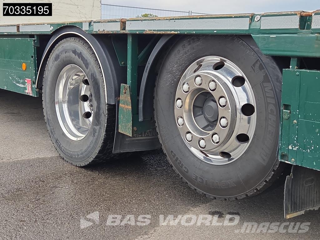 Volvo FM 460 6X2 700cm platform Lift+steering axle Retar شاحنات مسطحة/مفصلية الجوانب