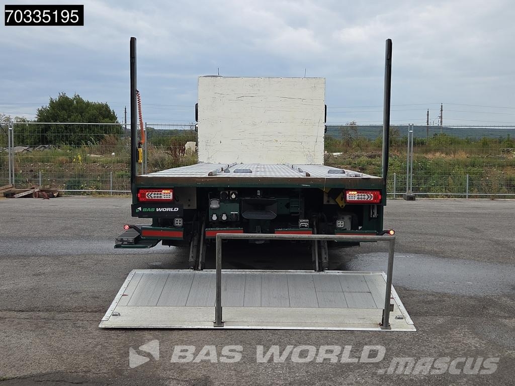 Volvo FM 460 6X2 700cm platform Lift+steering axle Retar شاحنات مسطحة/مفصلية الجوانب