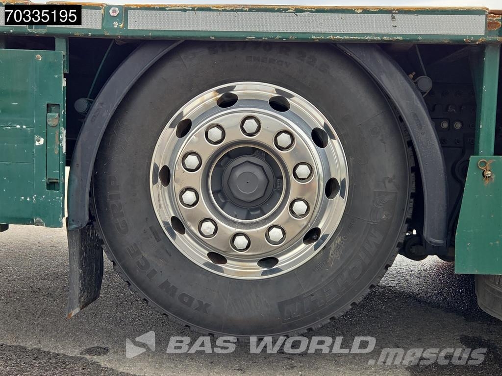 Volvo FM 460 6X2 700cm platform Lift+steering axle Retar شاحنات مسطحة/مفصلية الجوانب