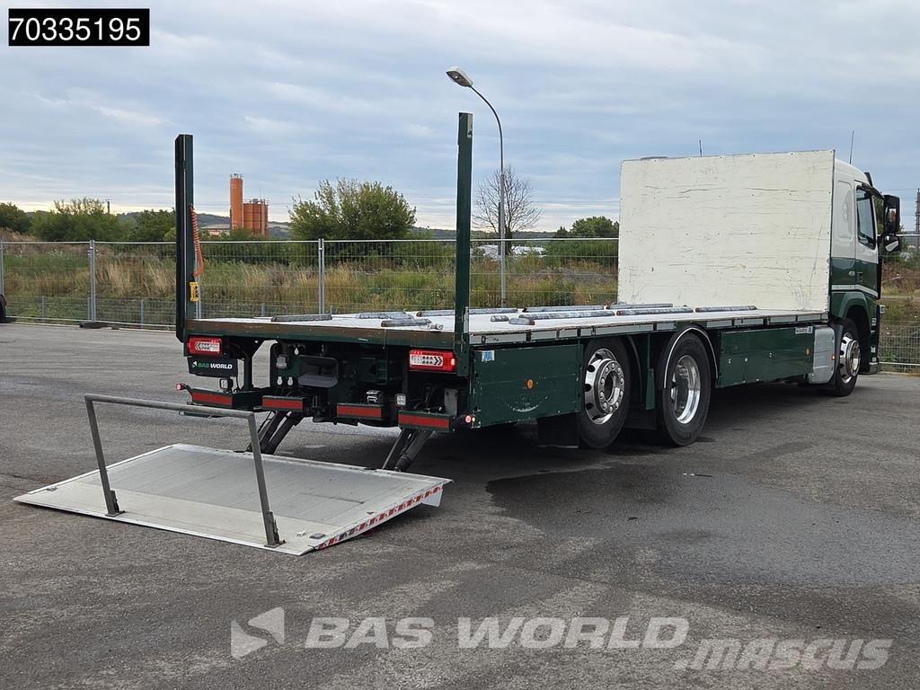 Volvo FM 460 6X2 700cm platform Lift+steering axle Retar شاحنات مسطحة/مفصلية الجوانب