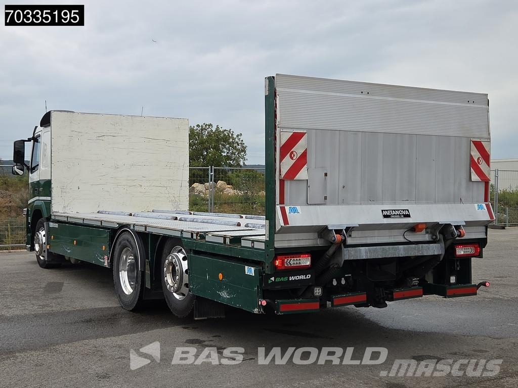 Volvo FM 460 6X2 700cm platform Lift+steering axle Retar شاحنات مسطحة/مفصلية الجوانب