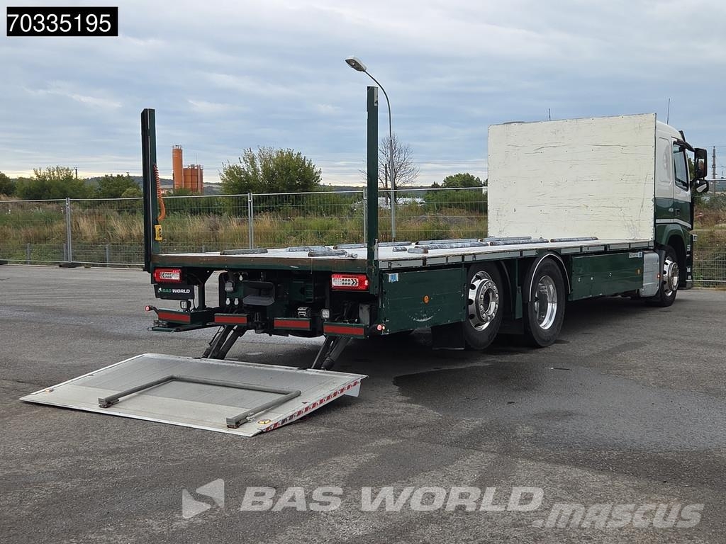 Volvo FM 460 6X2 700cm platform Lift+steering axle Retar شاحنات مسطحة/مفصلية الجوانب