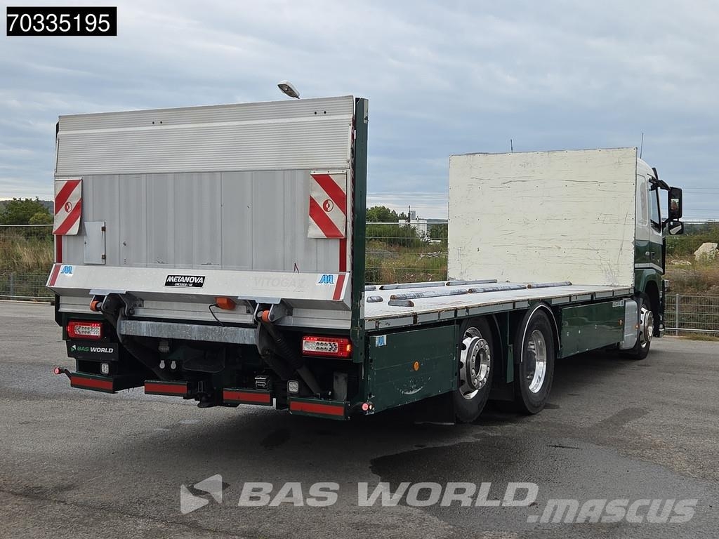Volvo FM 460 6X2 700cm platform Lift+steering axle Retar Flatbed/Dropside trucks