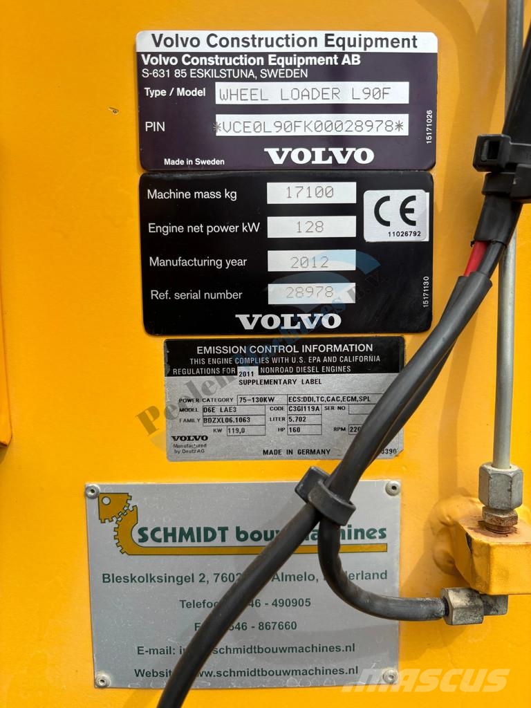 Volvo L 90 F Tekerlekli yükleyiciler