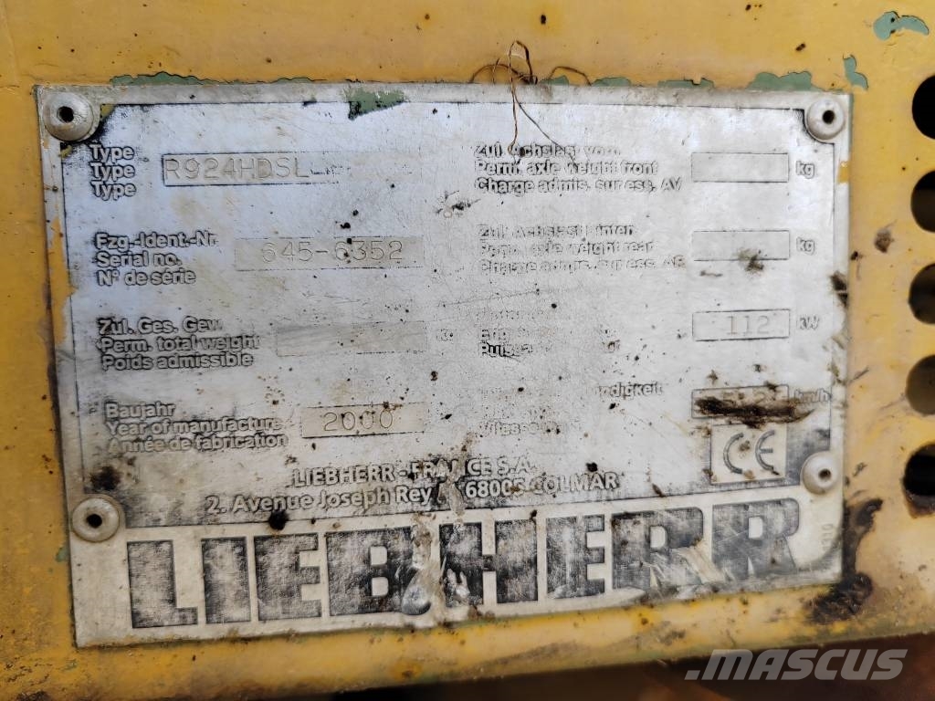 Liebherr R 924 HD S L Εκσκαφείς με ερπύστριες