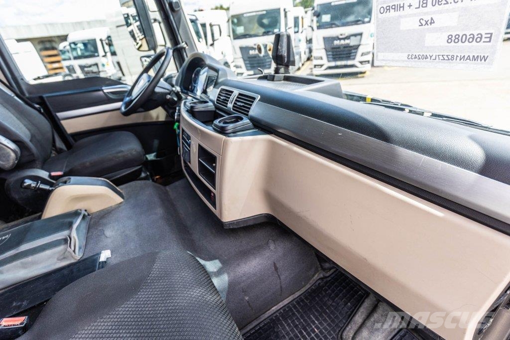 MAN TGM 19.290 BL - HIAB 108/3X Tipper trucks