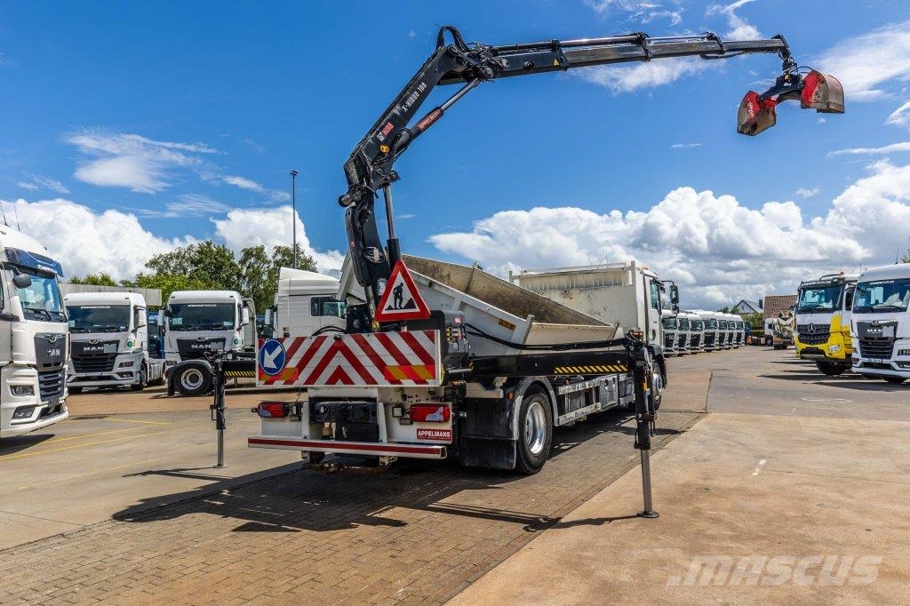 MAN TGM 19.290 BL - HIAB 108/3X Tipper trucks