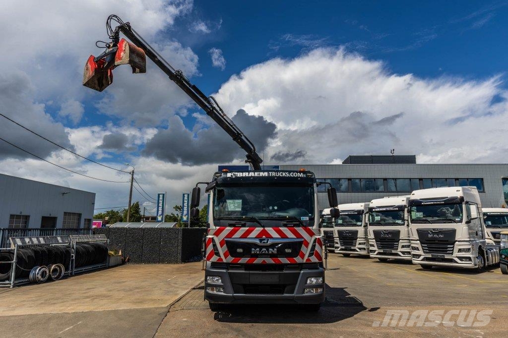 MAN TGM 19.290 BL - HIAB 108/3X Tipper trucks