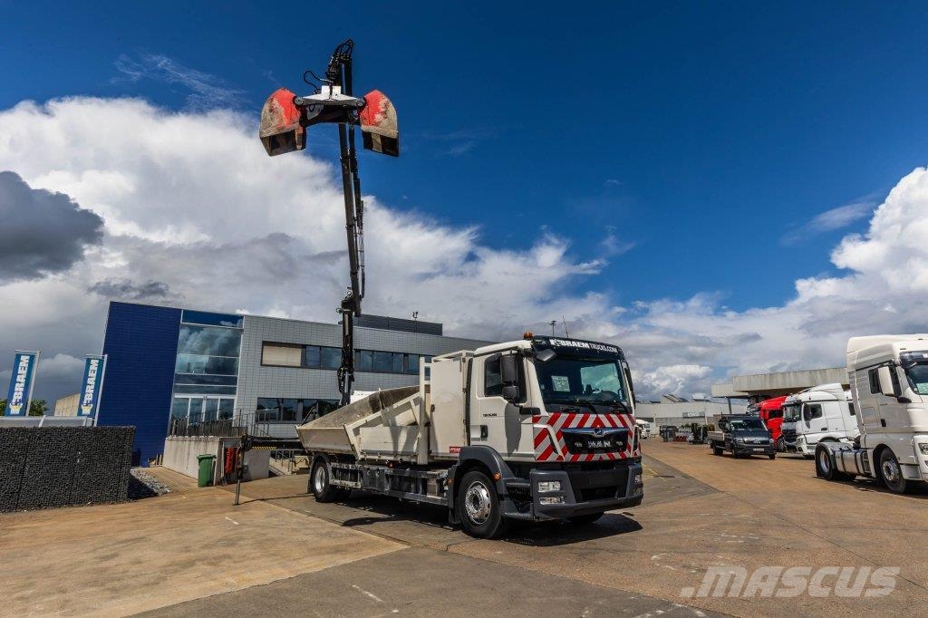 MAN TGM 19.290 BL - HIAB 108/3X Tipper trucks