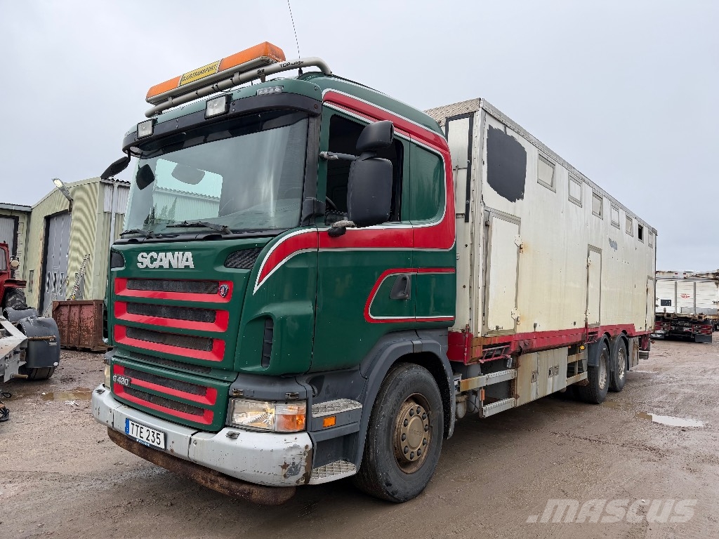 Scania G420LB6X2*4HNB Djurbil Caminhões de transporte de animais