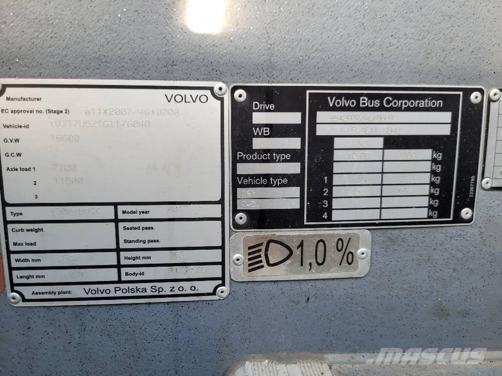 Volvo B8R 9500 Rutebiler