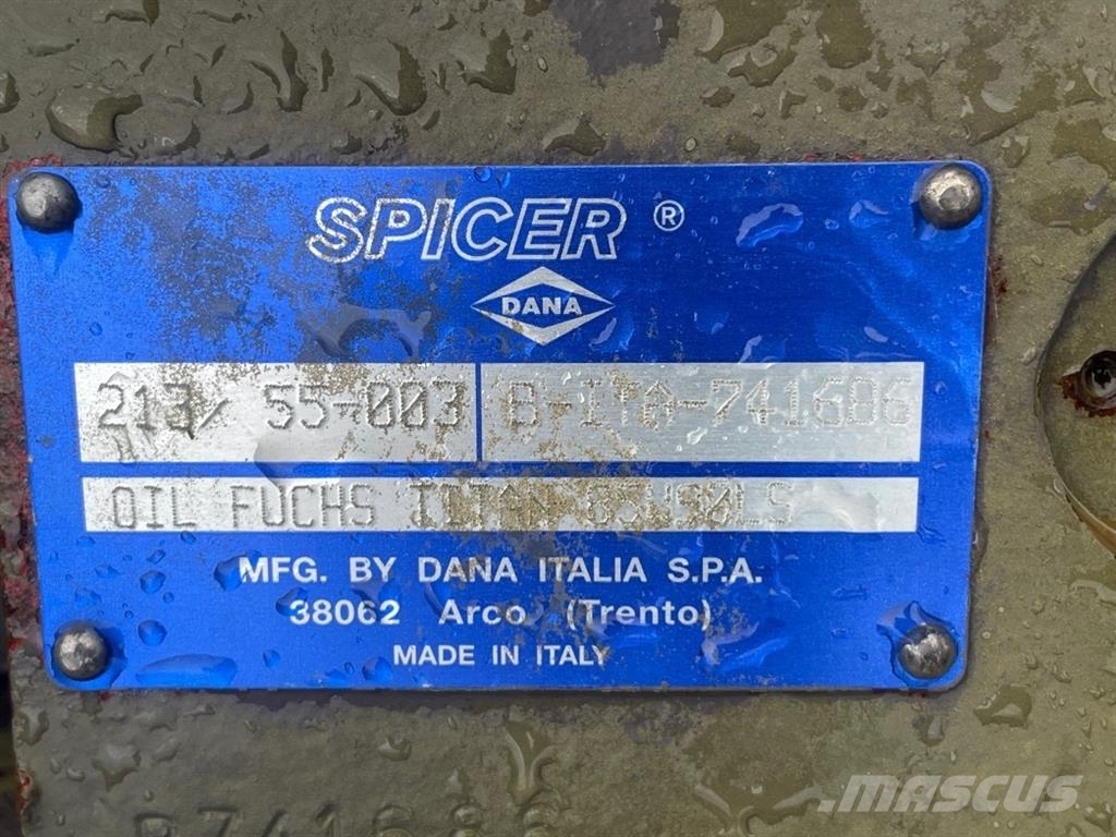 Ahlmann AZ150-Dana Spicer 213/55-Axle/Achse/As Asis