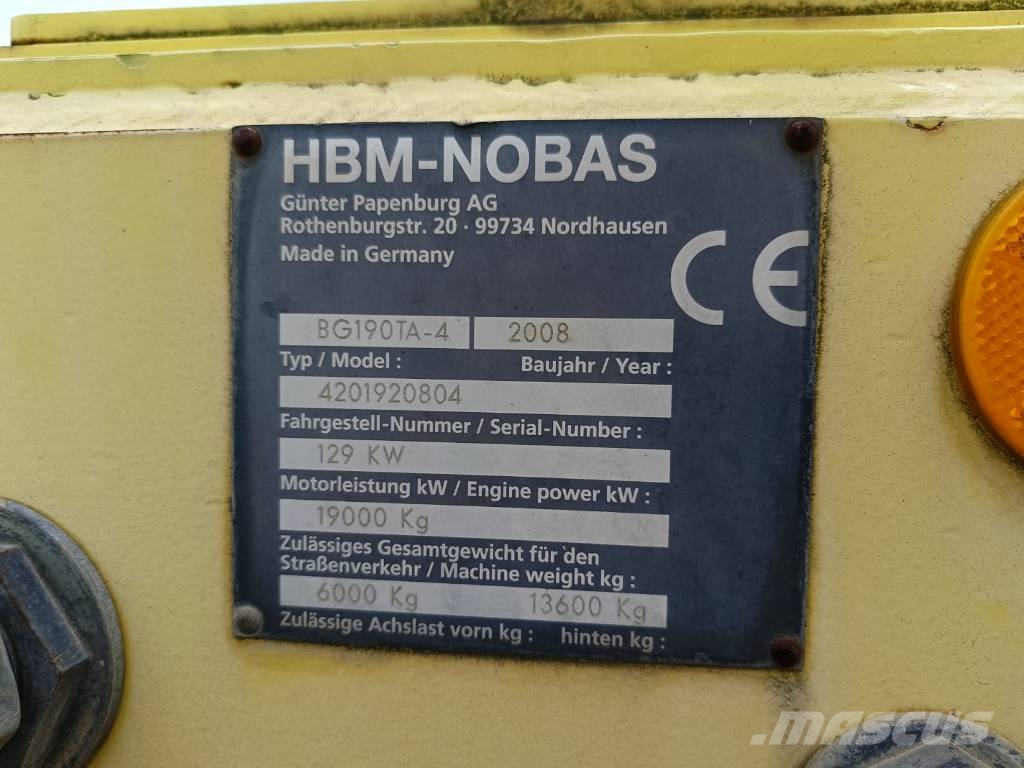 HBM BG 190 TA-4 Grader